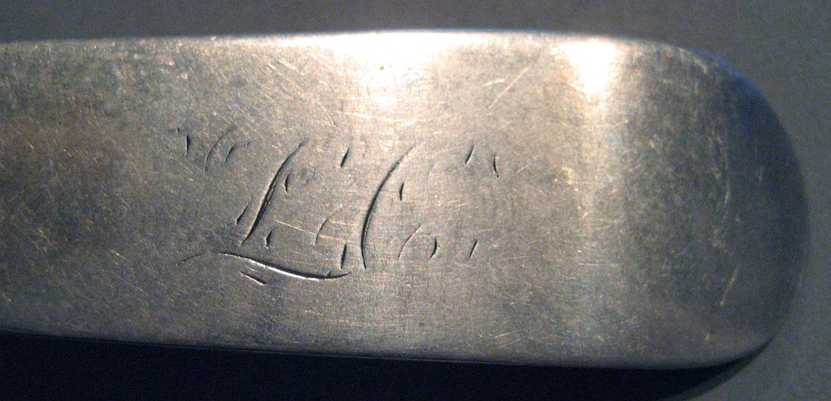 1998.0004.298 Silver Spoon engraving