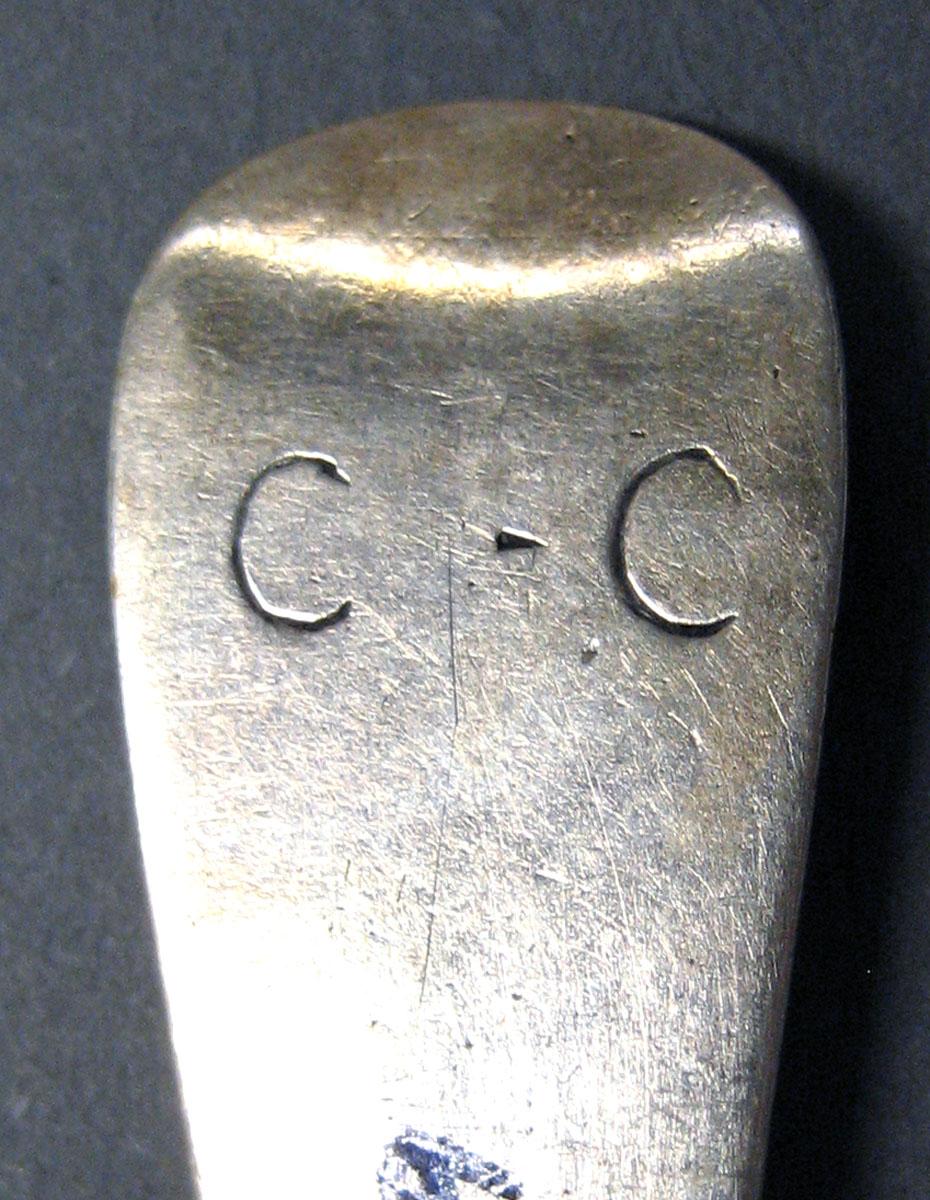 1998.0004.3001 Silver Spoon engraving