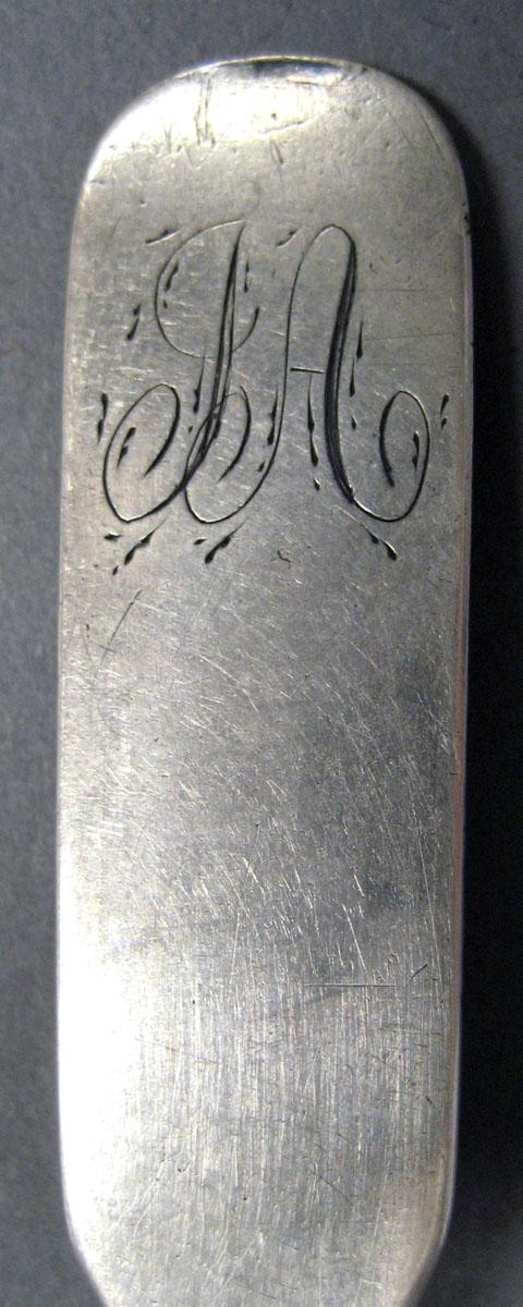 1998.0004.3011 Silver Spoon engraving