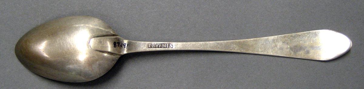 1998.0004.3013 Silver Spoon underside