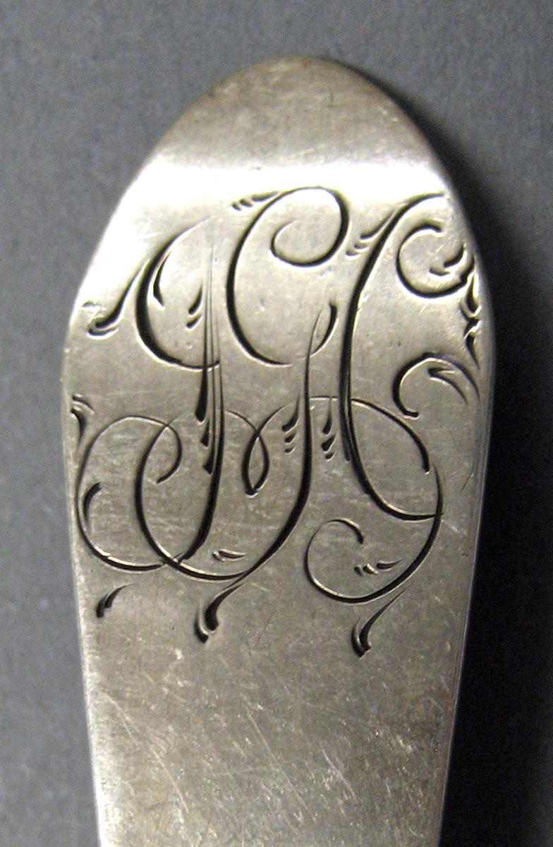 1998.0004.3013 Silver Spoon engraving