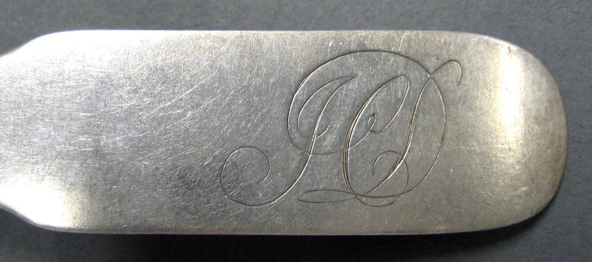 1998.0004.3014.001 Silver Spoon engraving