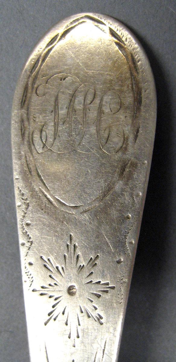 1998.0004.3016 Silver Spoon engraving