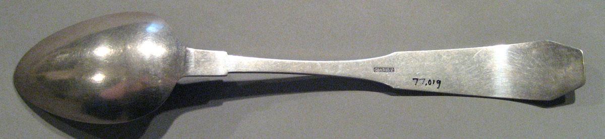 1998.0004.301 Silver Spoon underside