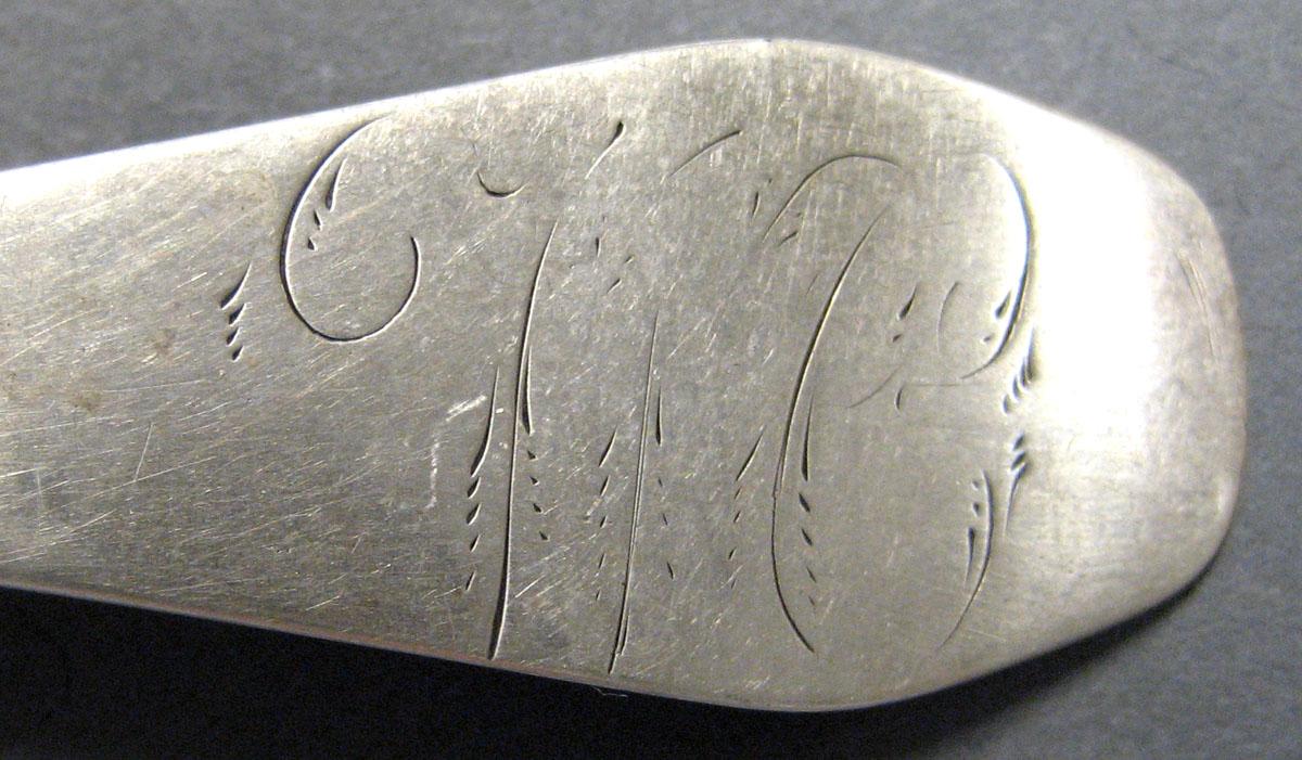 1998.0004.3020 Silver Spoon engraving