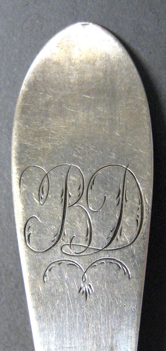 1998.0004.3021.001 Silver Spoon engraving