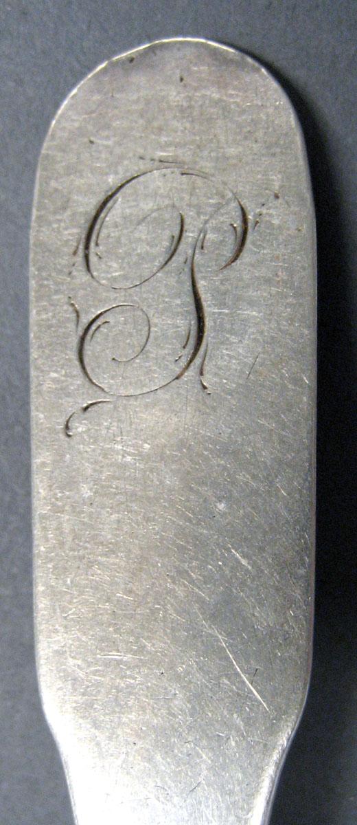 1998.0004.3023 Silver Spoon engraving