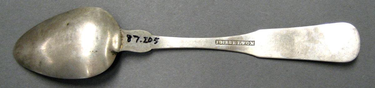 1998.0004.3027 Silver Spoon underside