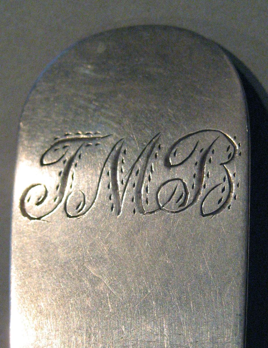 1998.0004.303.002 Silver Spoon engraving