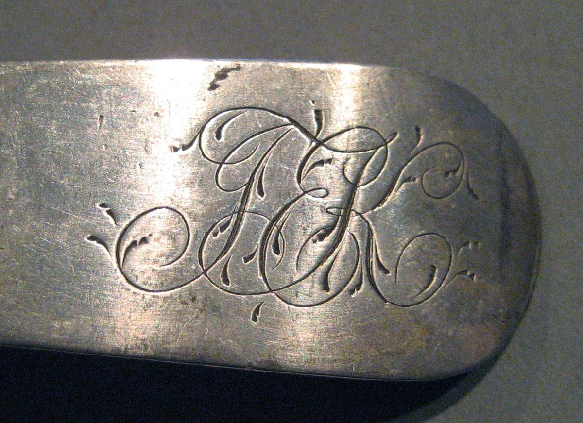 1998.0004.304.001 Silver Spoon engraving