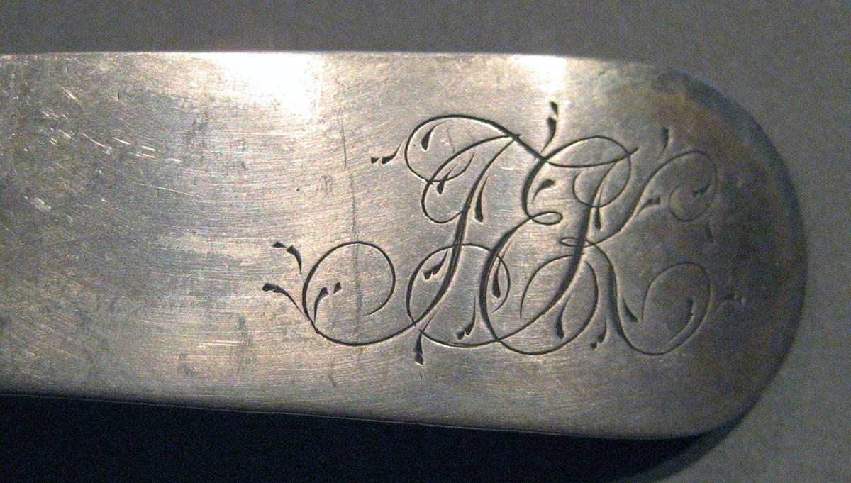 1998.0004.304.002 Silver Spoon engraving