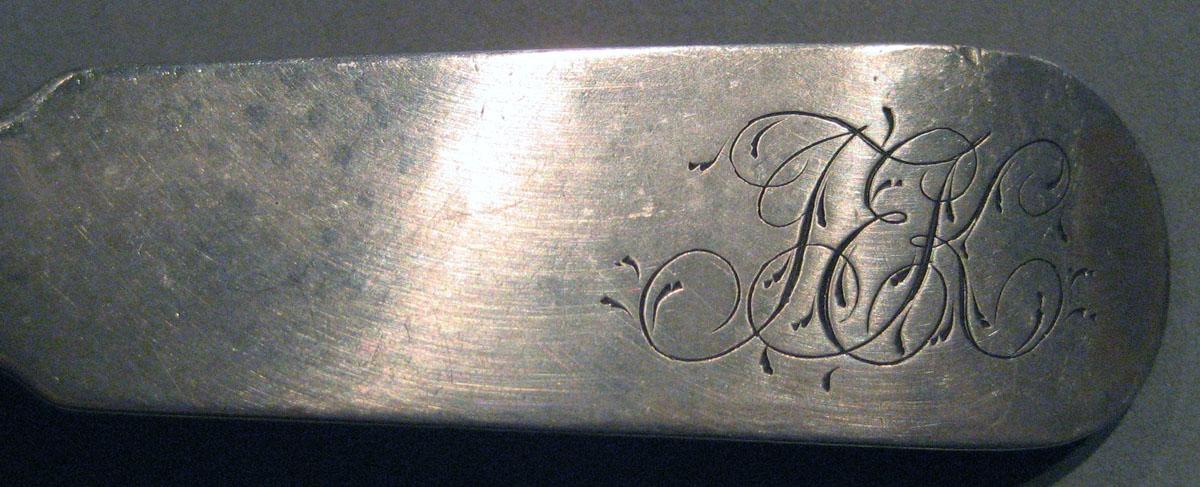 1998.0004.304.003 Silver Spoon engraving