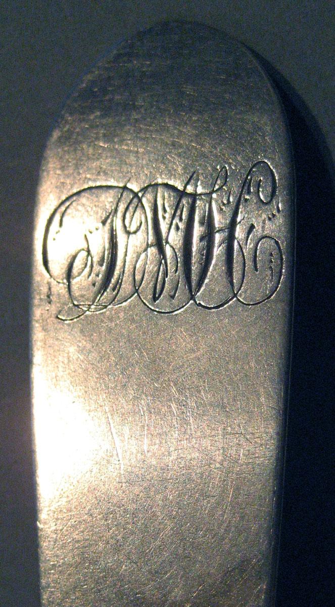 1998.0004.306 Silver Spoon engraving