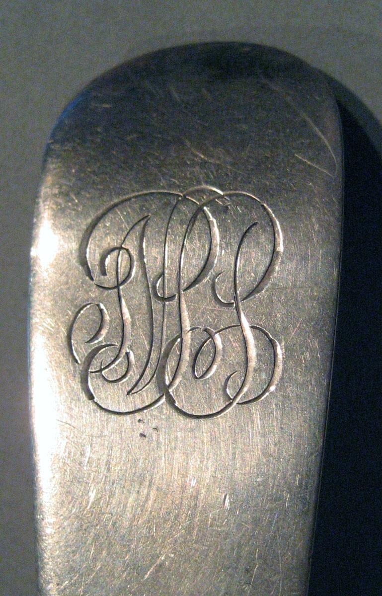 1998.0004.307 Silver Spoon engraving