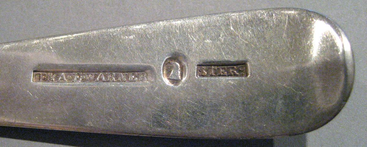 1998.0004.307 Silver Spoon marks