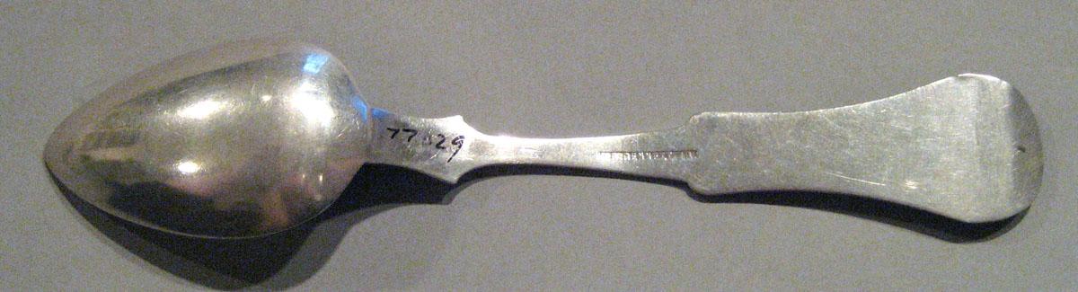 1998.0004.309 Silver Spoon underside