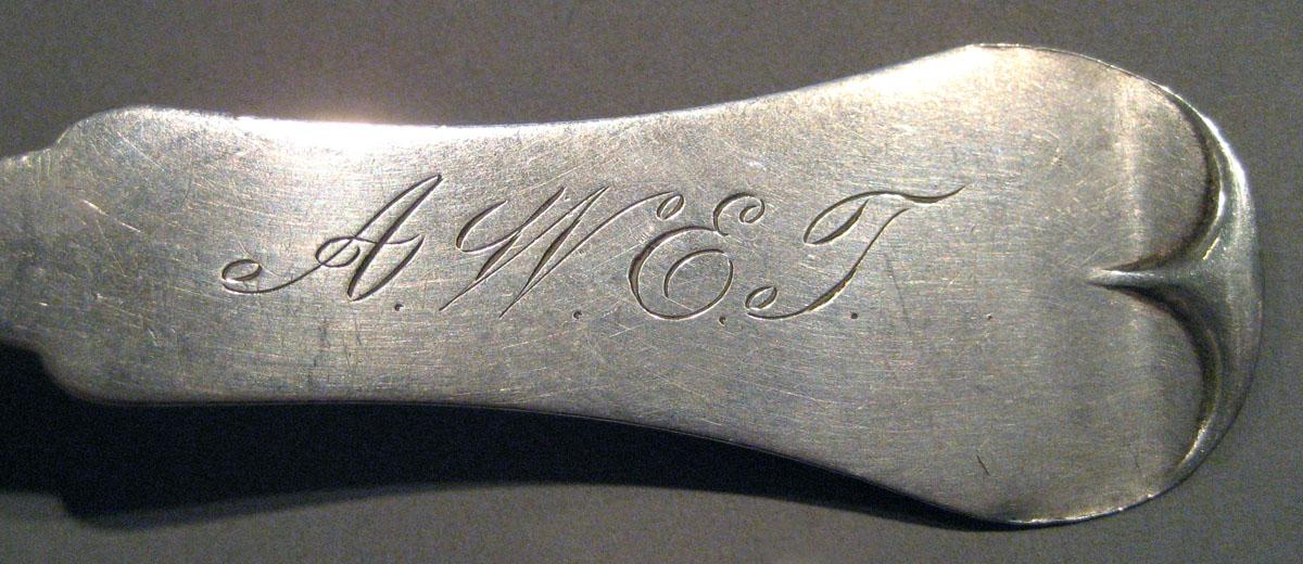 1998.0004.309 Silver Spoon engraving