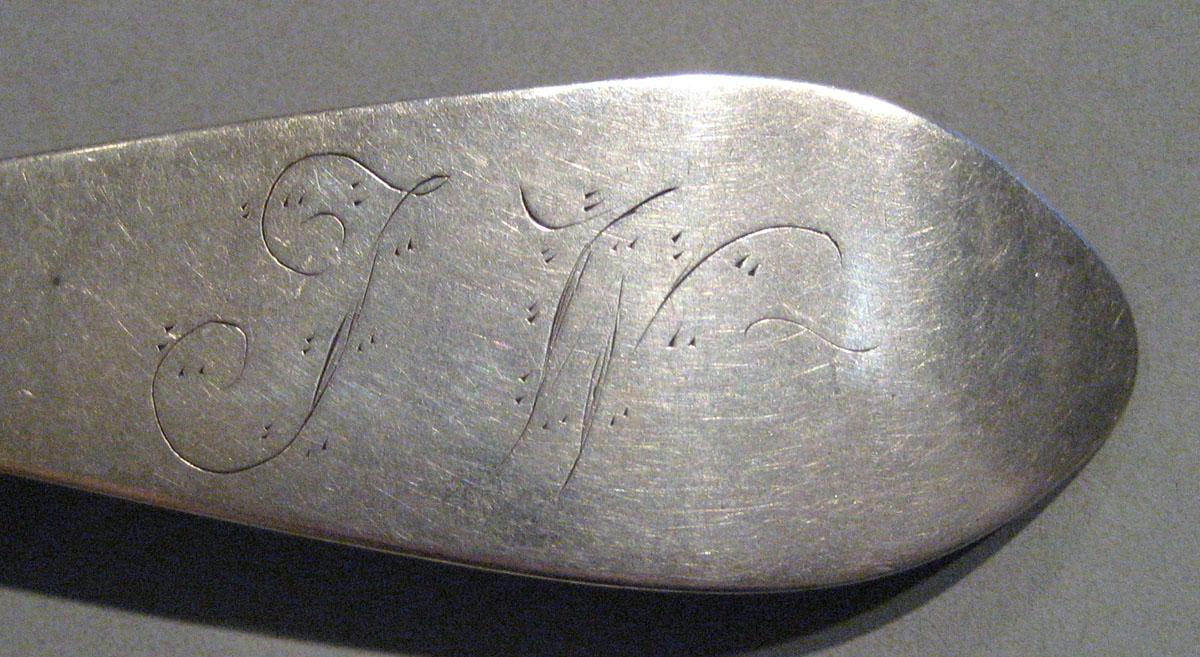 1998.0004.312 Silver Spoon engraving
