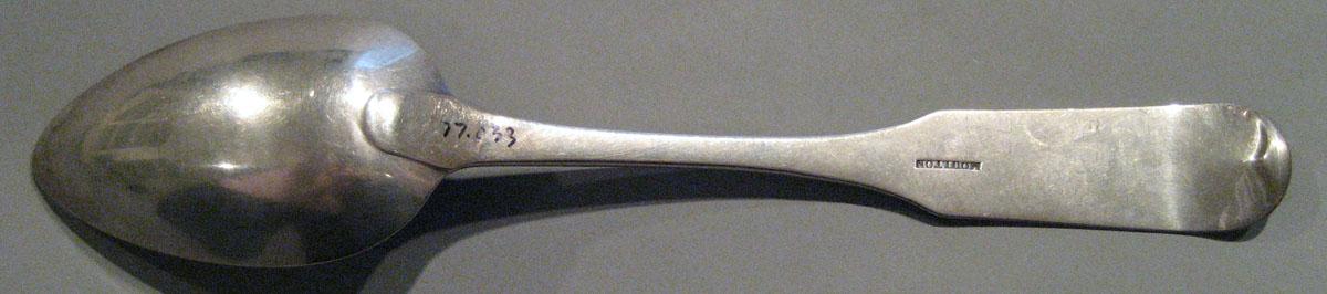 1998.0004.313 Silver Spoon underside