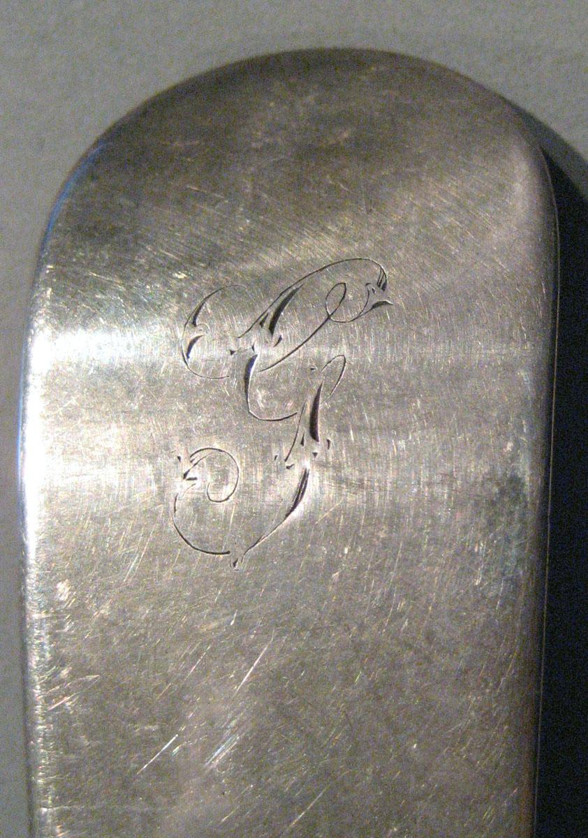 1998.0004.313 Silver Spoon engraving