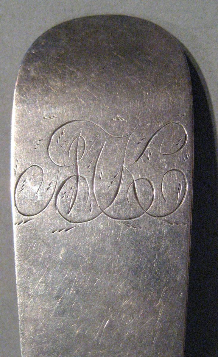 1998.0004.314 Silver Spoon engraving