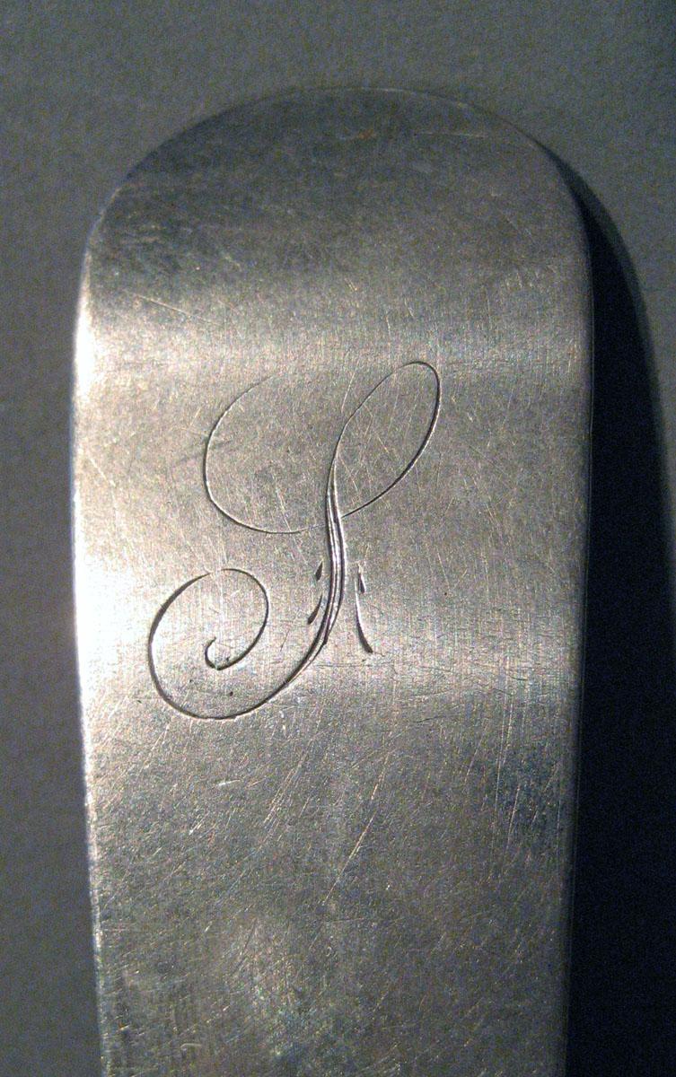 1998.0004.315 Silver Spoon engraving