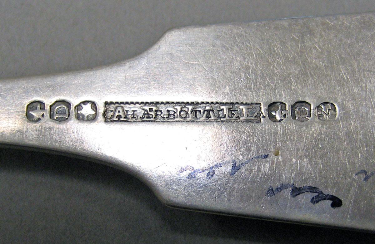 1998.0004.3173 Silver Spoon mark