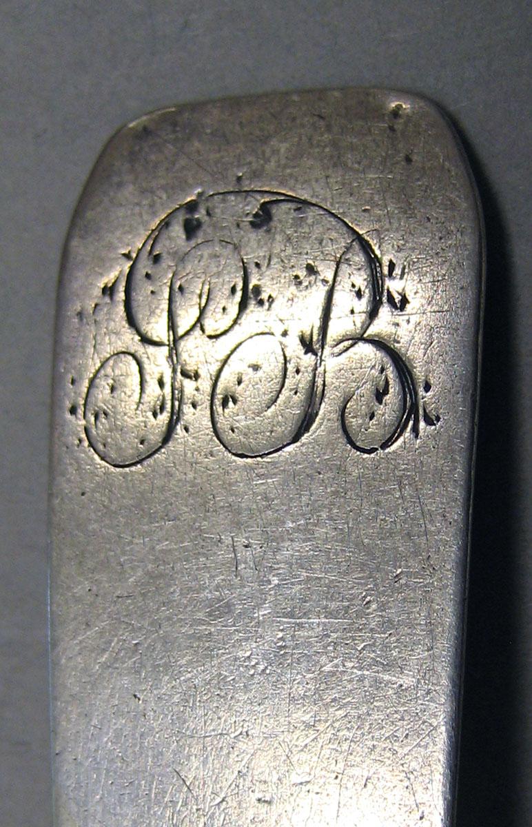 1998.0004.3178 Silver Spoon engraving
