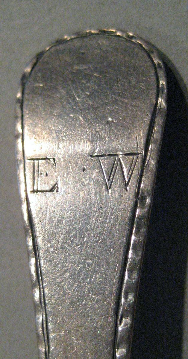 1998.0004.317 Silver Spoon engraving