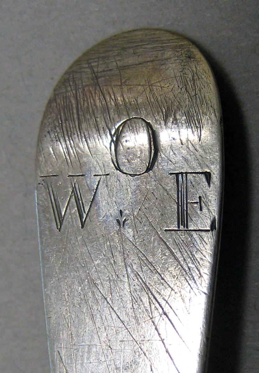 1998.0004.3180 Silver Spoon engraving