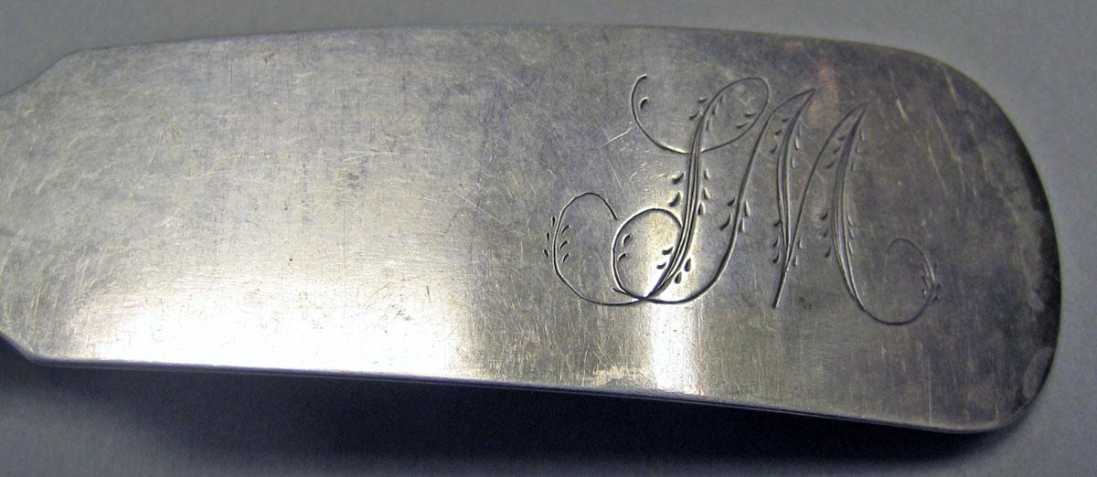 1998.0004.3182 Silver Spoon engraving
