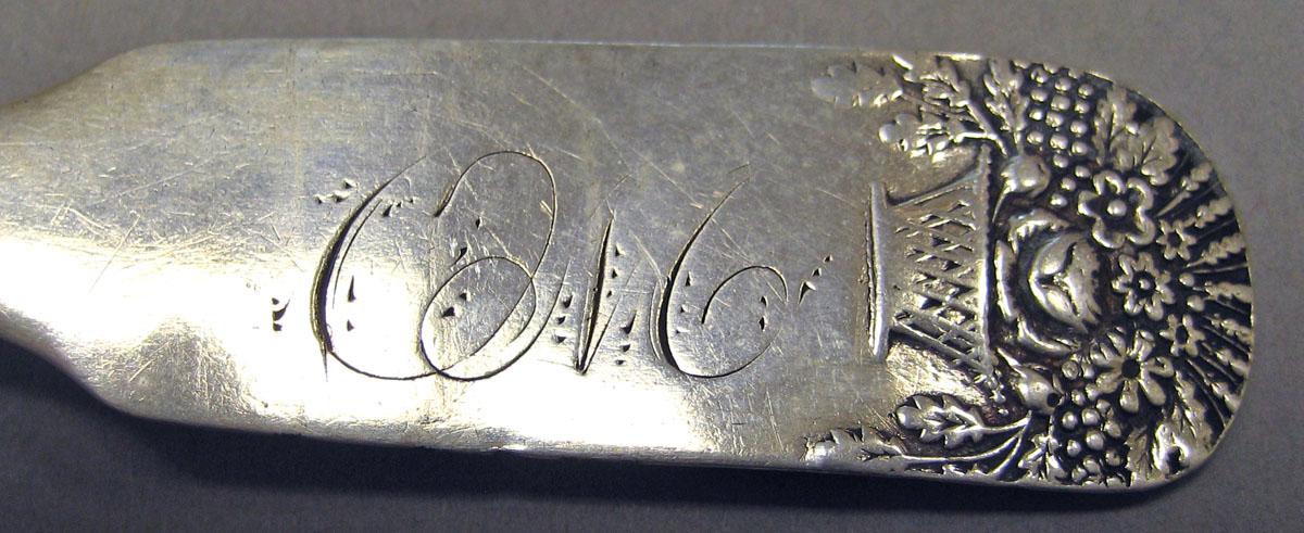1998.0004.3187 Silver Spoon engraving