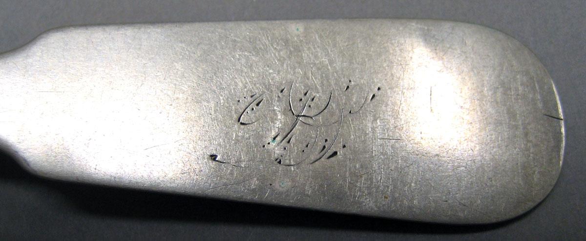 1998.0004.3188 Silver Spoon engraving