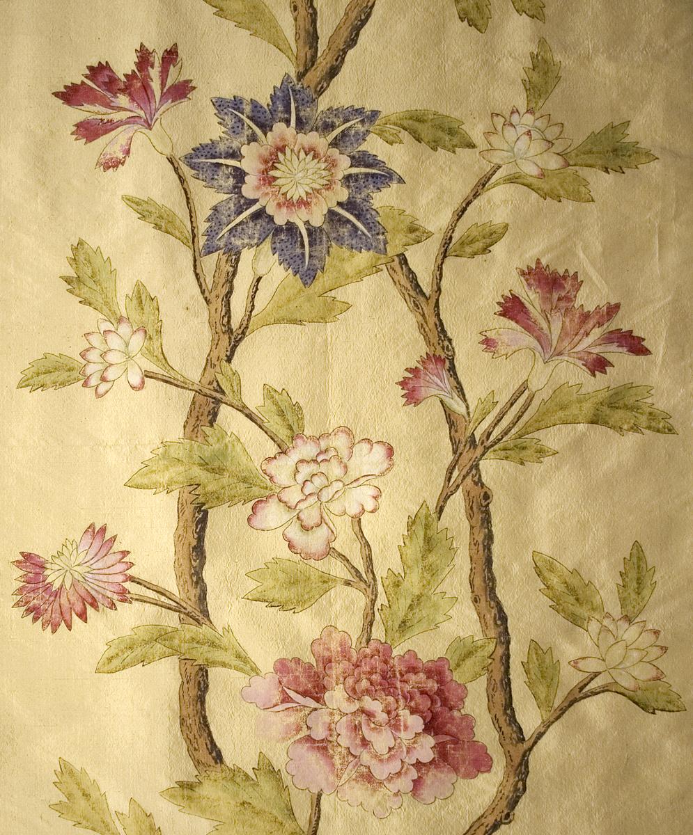 1958.0613.002 A Window Hanging, Side Curtain, Pattern Detail