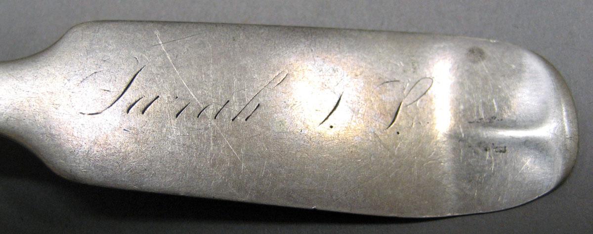 1998.0004.3189 Silver Spoon engraving