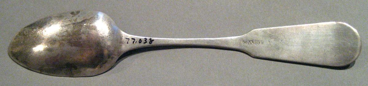 1998.0004.318 Silver Spoon underside