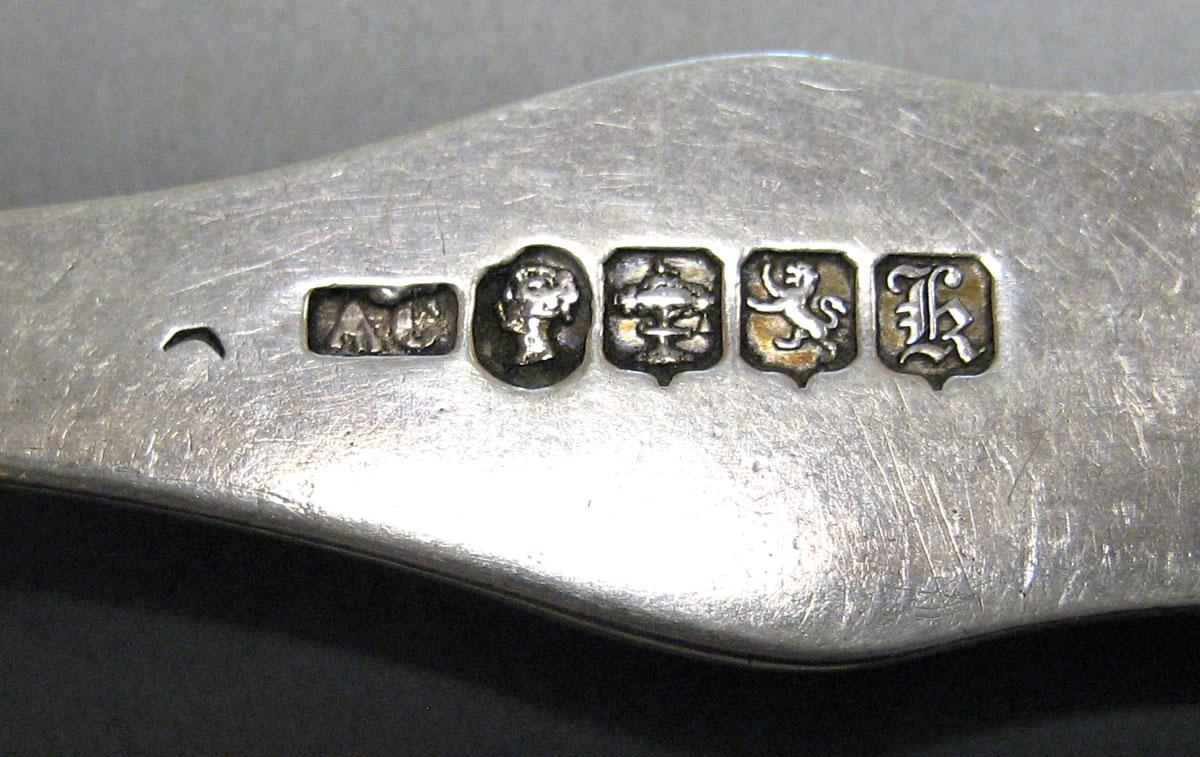 1998.0004.3191 Silver Spoon mark