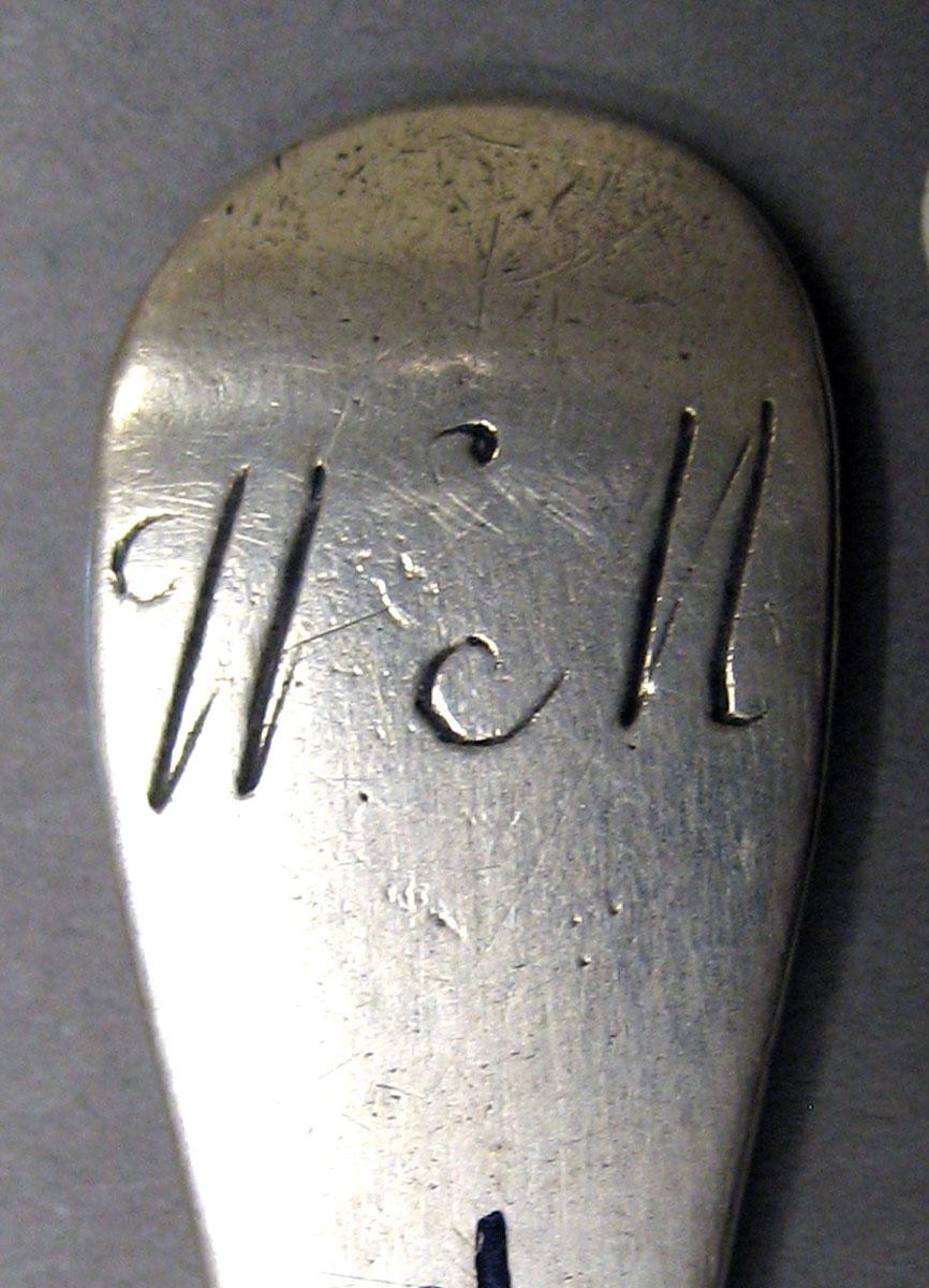 1998.0004.3195 Silver Spoon engraving