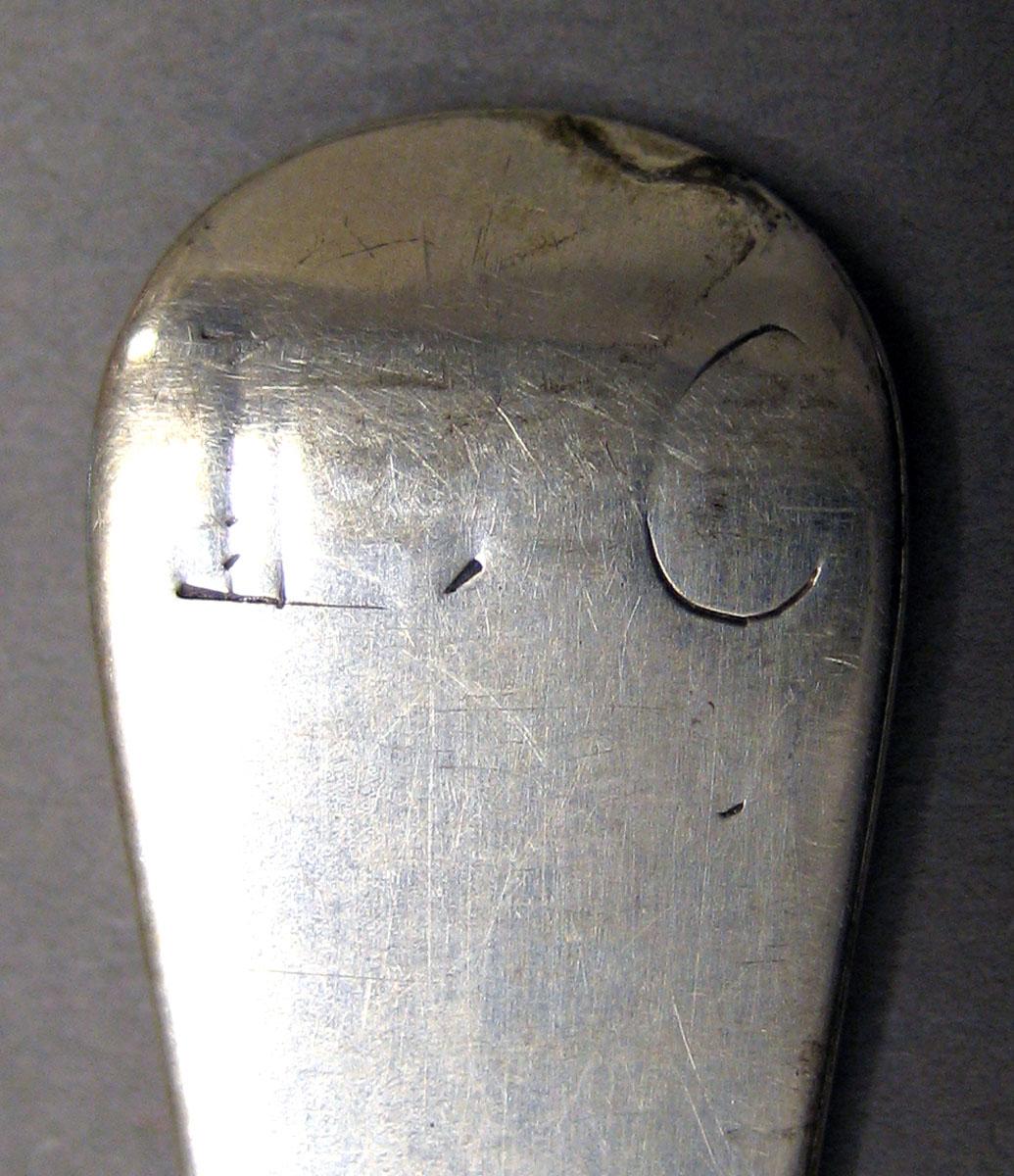 1998.0004.3196 Silver Spoon engraving