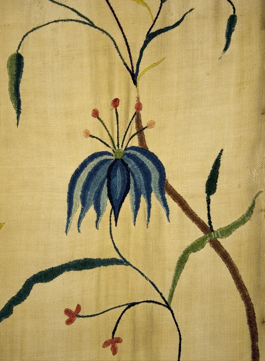 1952.0355.001 B Window Hanging, Side Curtain, Pattern Detail #3