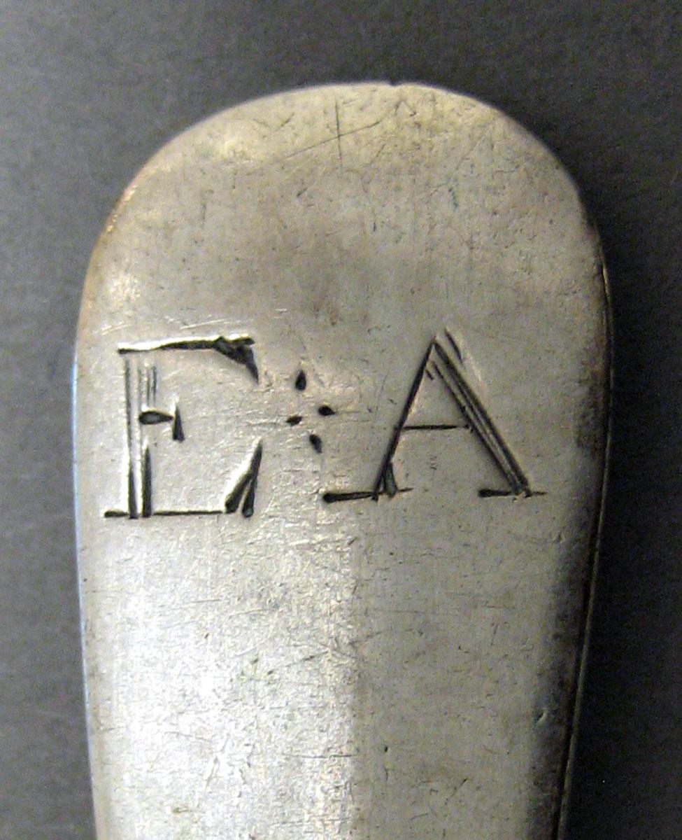1998.0004.3198 Silver Spoon engraving