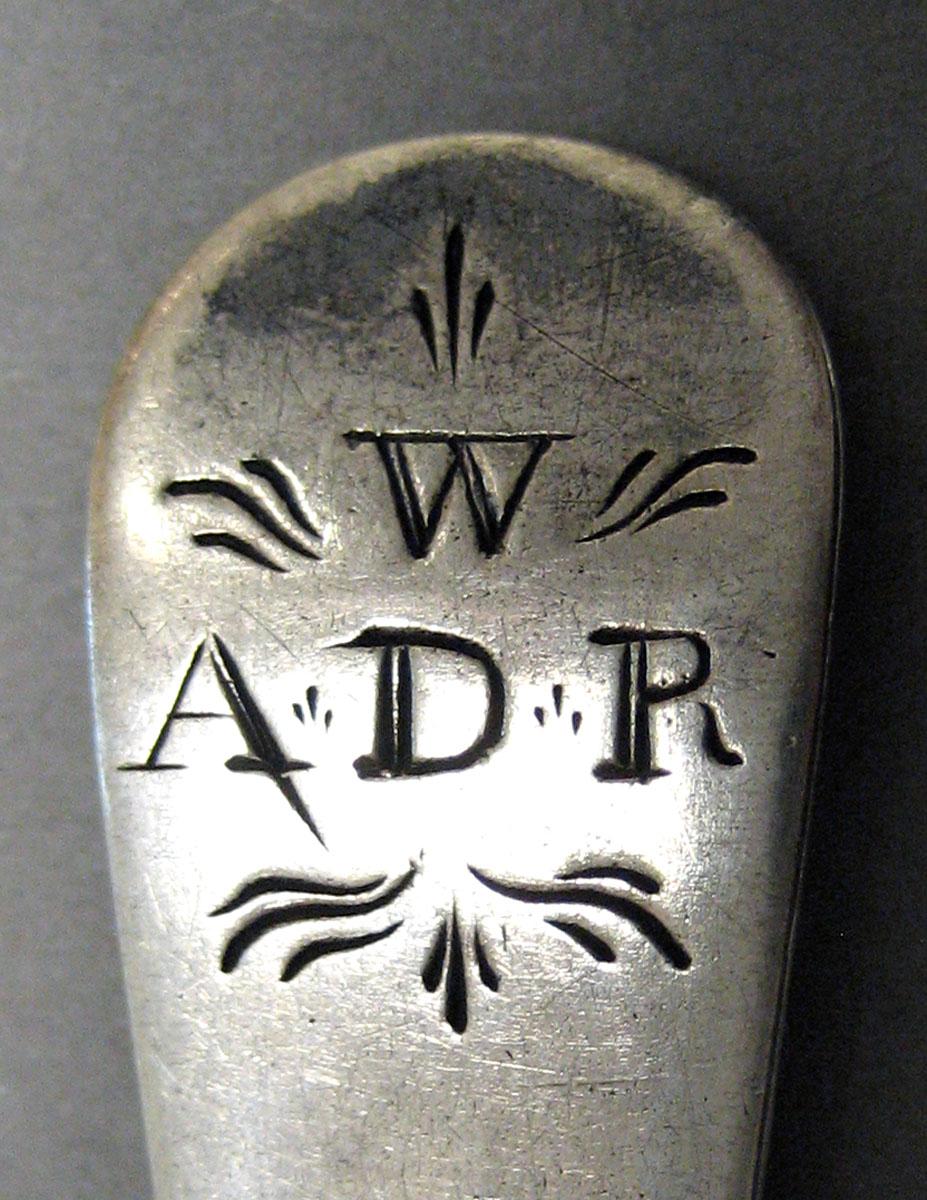 1998.0004.3199 Silver Spoon engraving