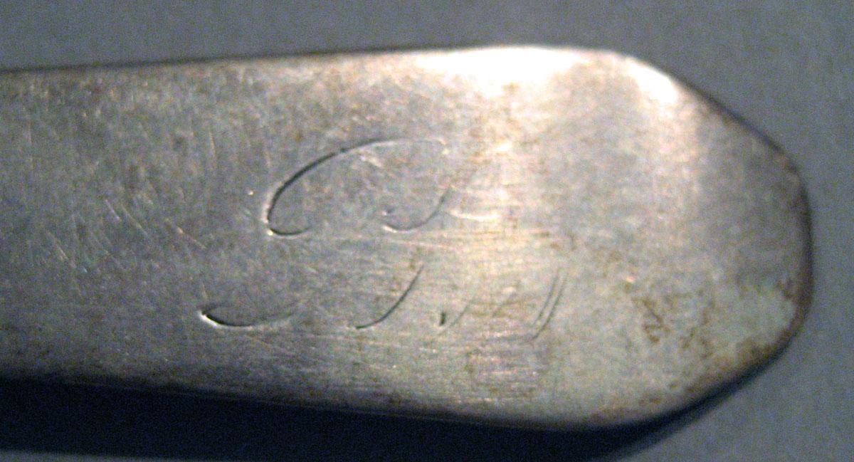 1998.0004.319 Silver Spoon engraving
