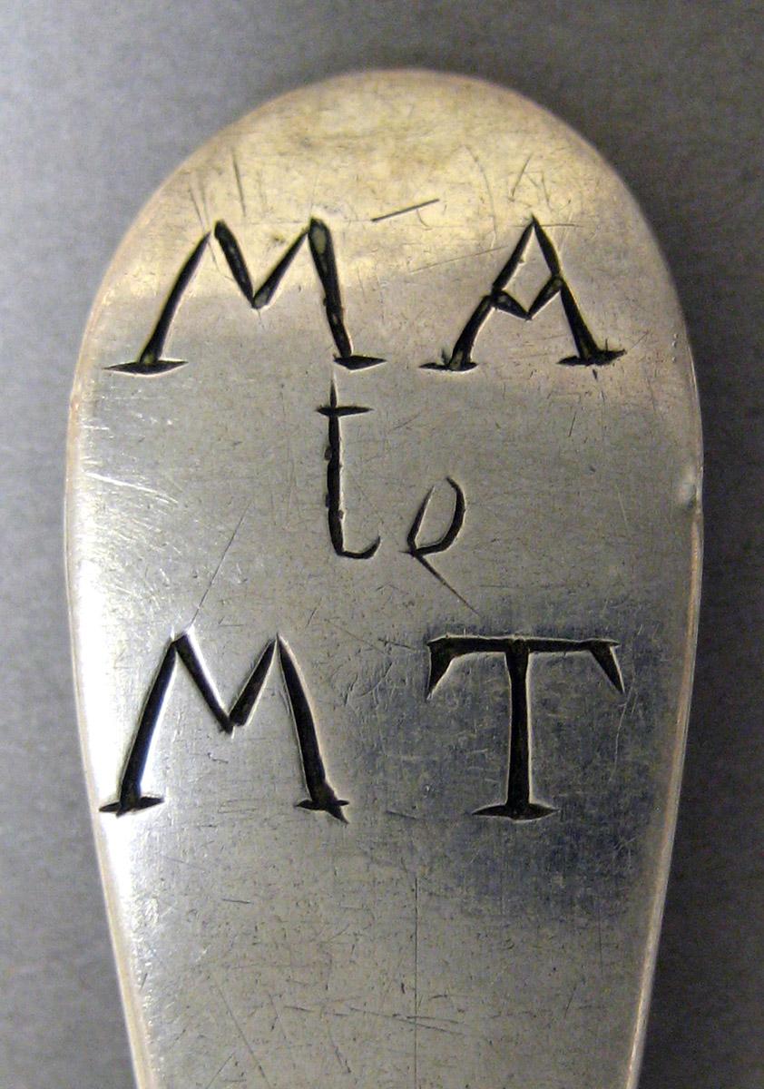 1998.0004.3203 Silver Spoon engraving