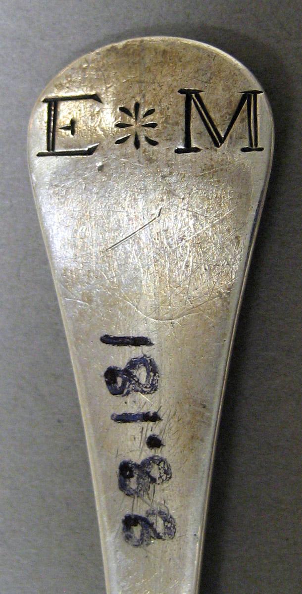 1998.0004.3204 Silver Spoon engraving