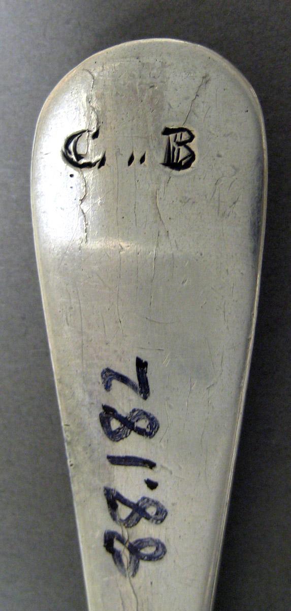 1998.0004.3205 Silver Spoon engraving