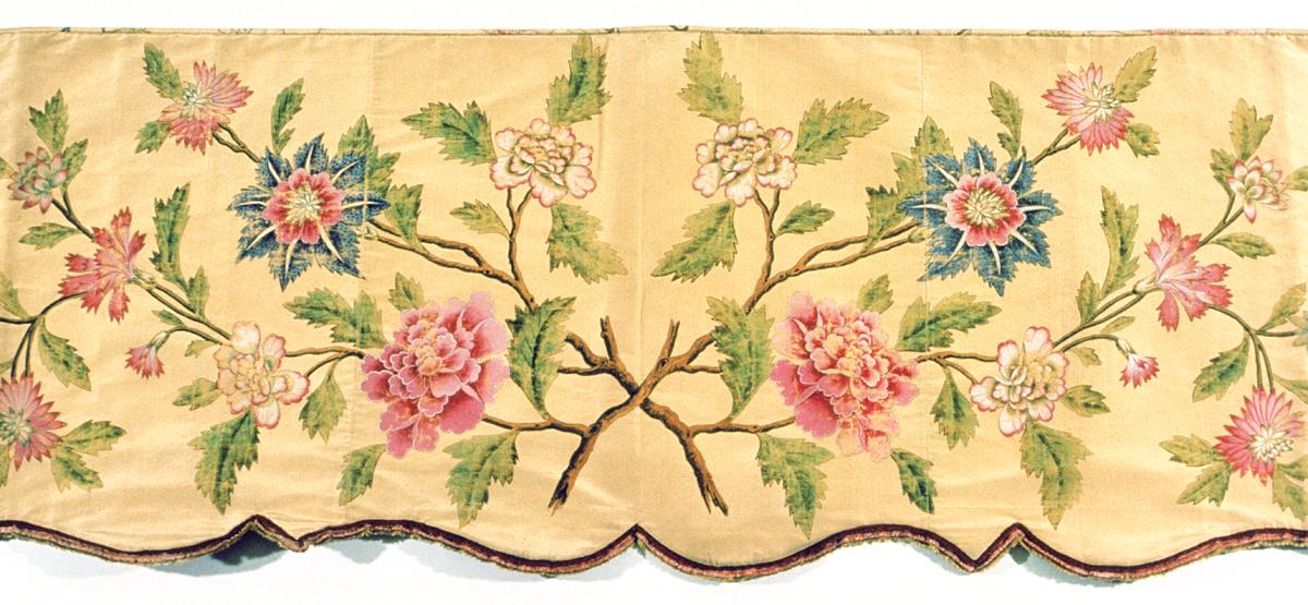 1958.0613.003 Window Hanging, Valance Detail