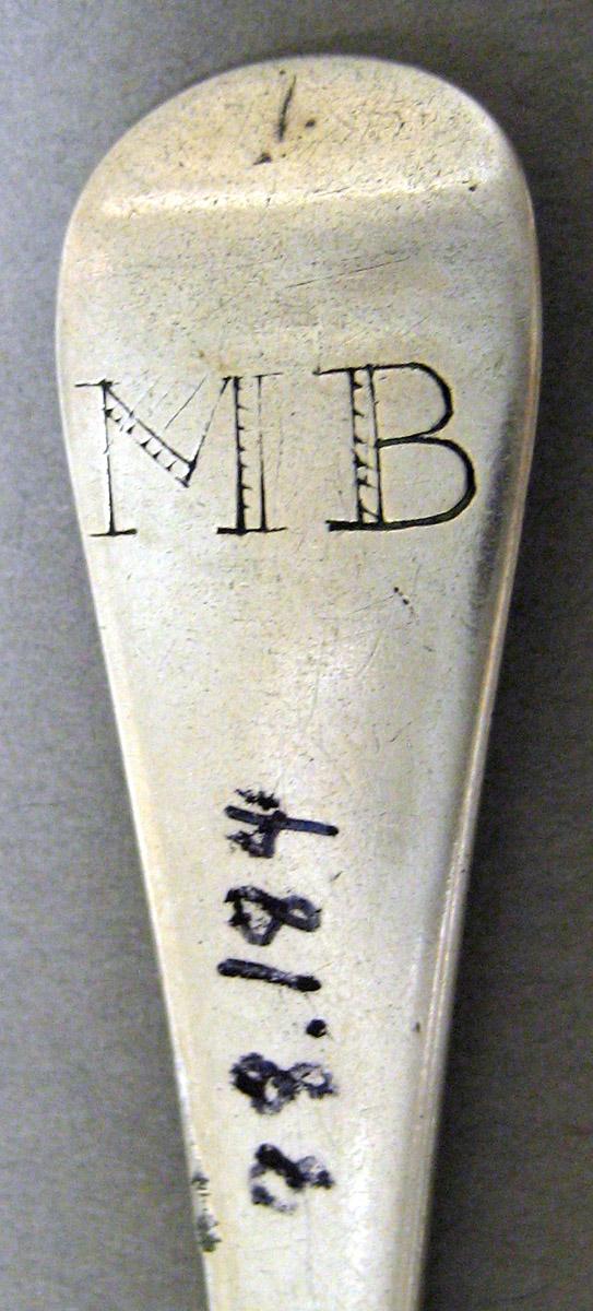 1998.0004.3207 Silver Spoon engraving