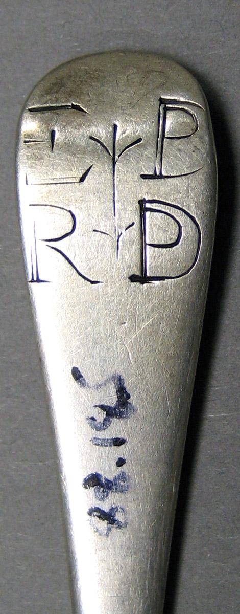 1998.0004.3208 Silver Spoon engraving