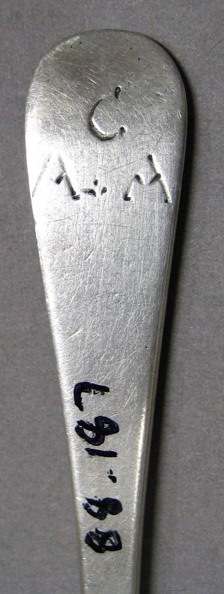 1998.0004.3210 Silver Spoon engraving